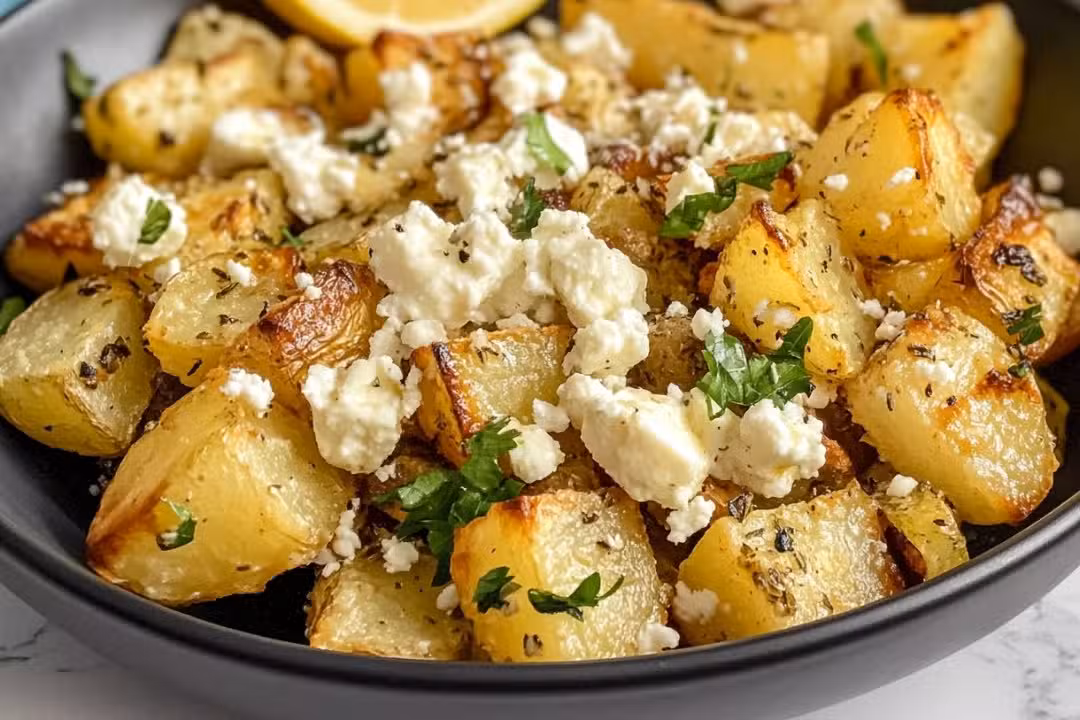 Baked Feta Potatoes Recipe
