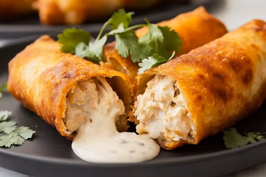 Crispy Chicken Chimichangas Recipe