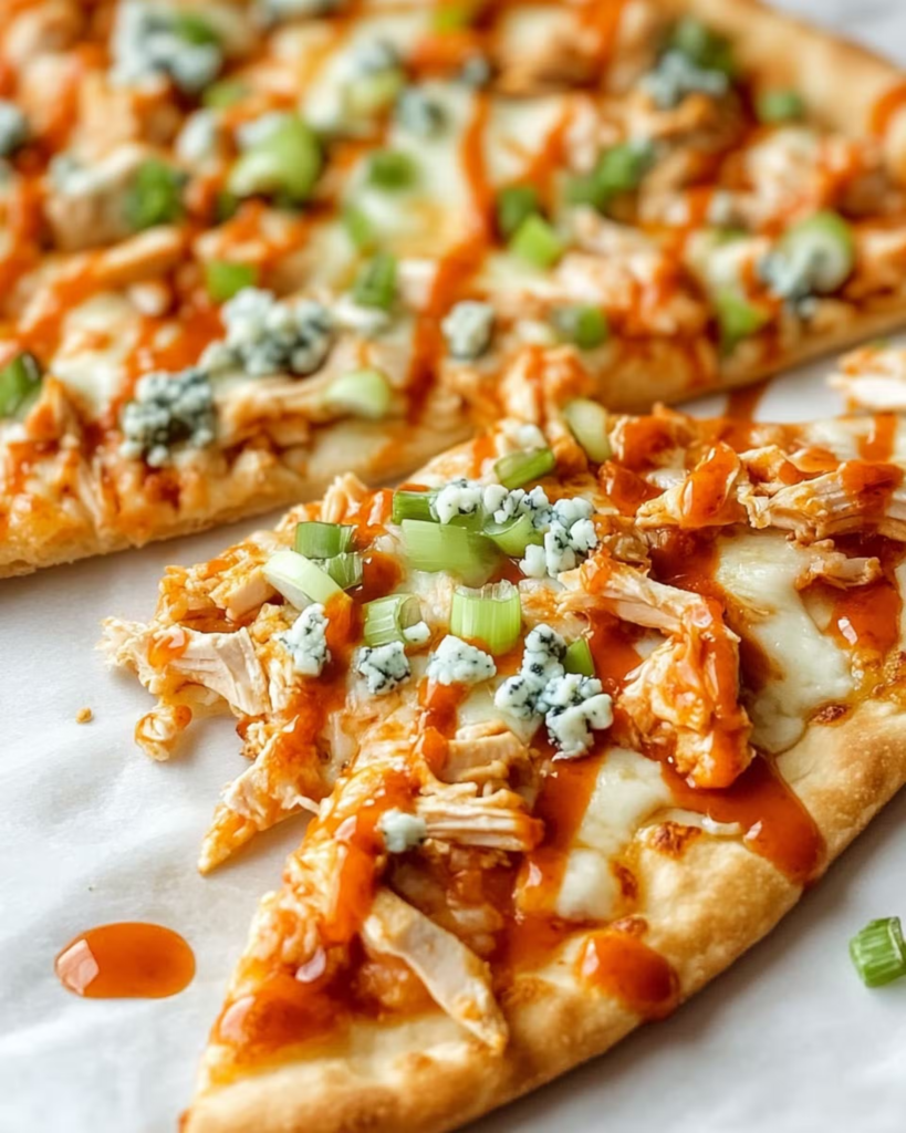 Buffalo Chicken Flatbread Pizza Recipe