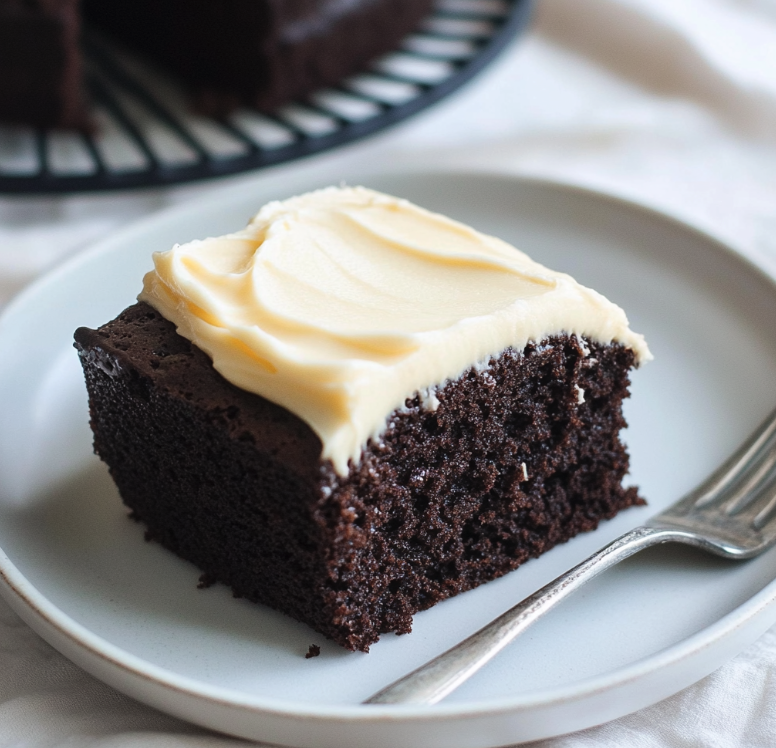 Chocolate Cake with Dandelion Root Coffee