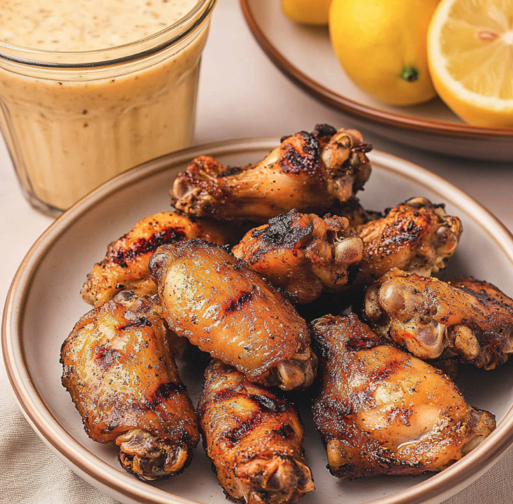 Grilled Lemon Pepper Wings