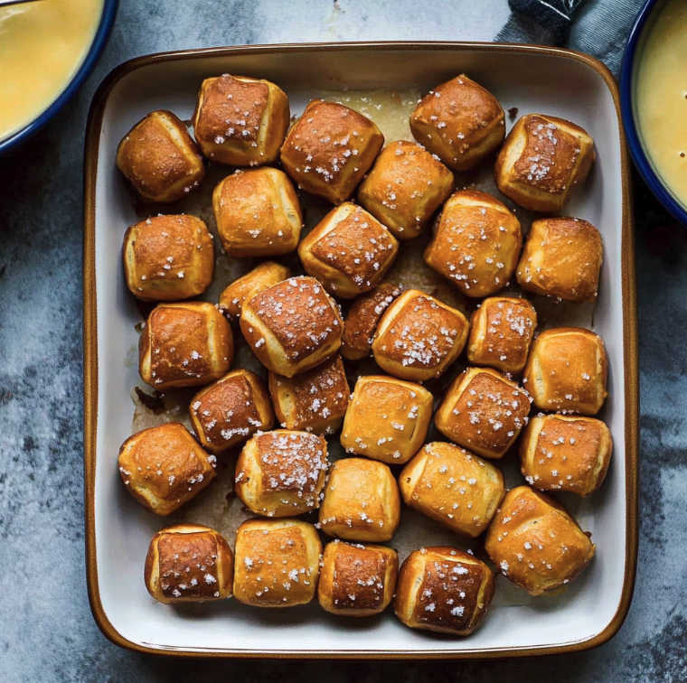 Homemade Soft Pretzel Bites