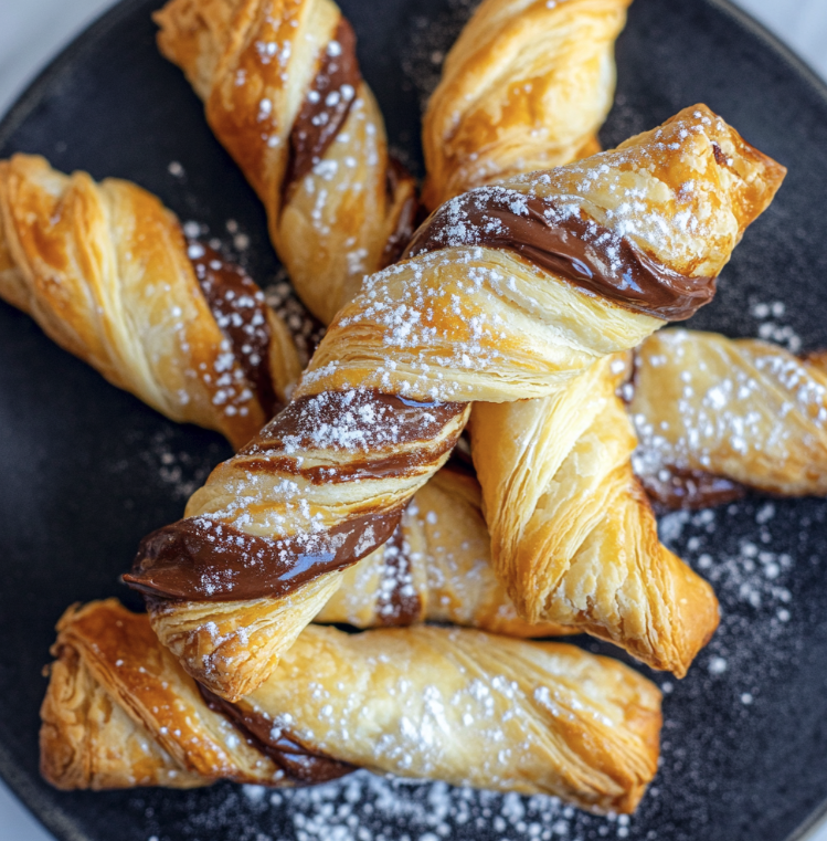 Puff Pastry Nutella Twists