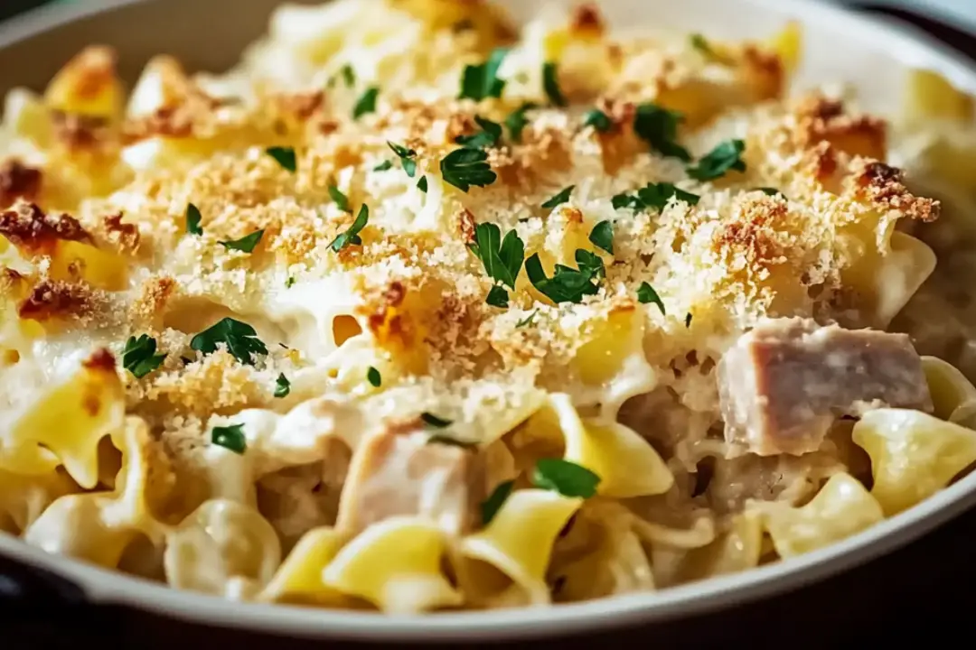 Creamy Tuna Noodle Bake -