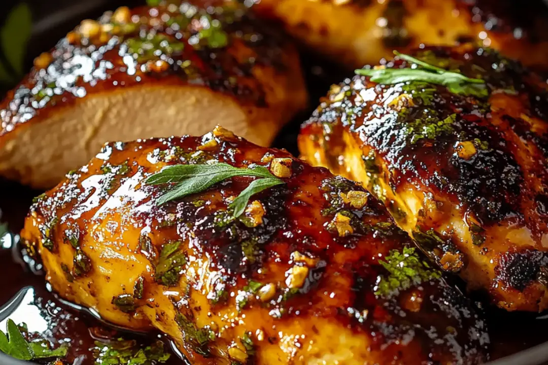 Hot Honey Baked Chicken Breasts