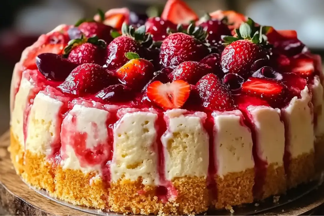 Strawberry Cheesecake Pound Cake