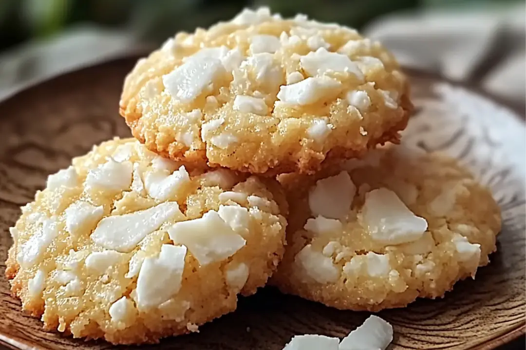 Coconut Cream Cheese Cookies -