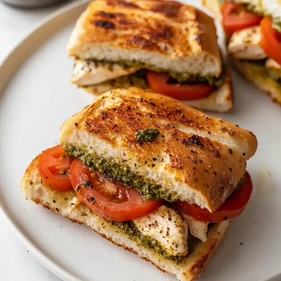 Ciabatta Chicken Pesto Sandwich (25Minutes)