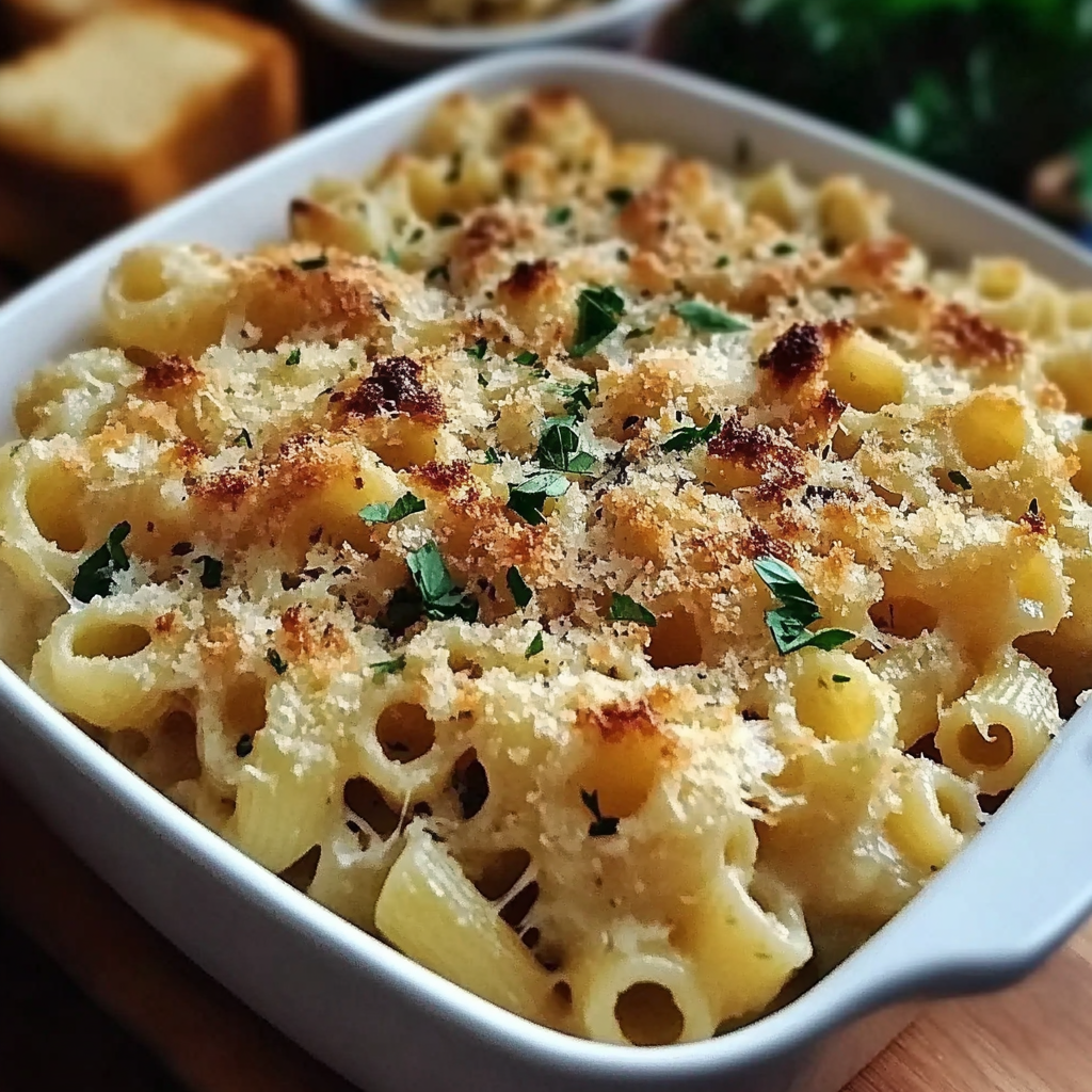 Garlic Bread Pasta Recipe