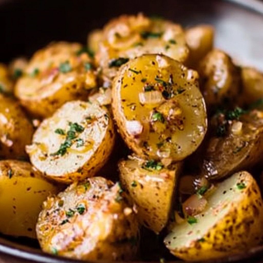 Honey Mustard Warm Potato Salad