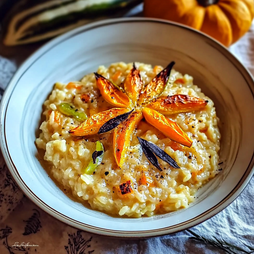 Squash Blossom Risotto