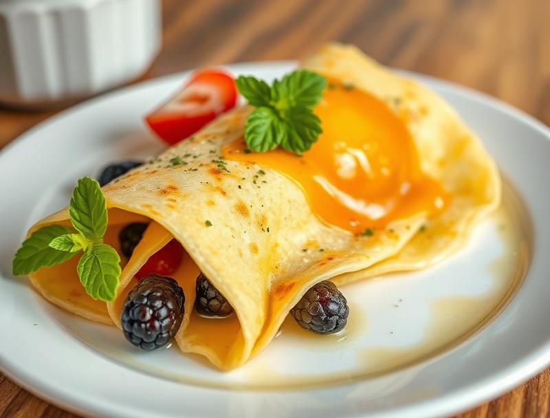 Thin Sweet Crepes Soft French Famous