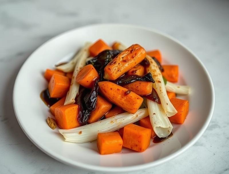 Sweet Roasted Fennel Savory Healthy Carrots