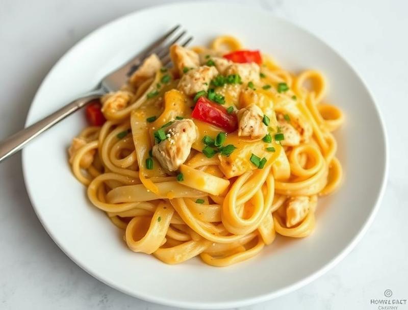 Quick Cheesy Chicken Savory Rich Pasta