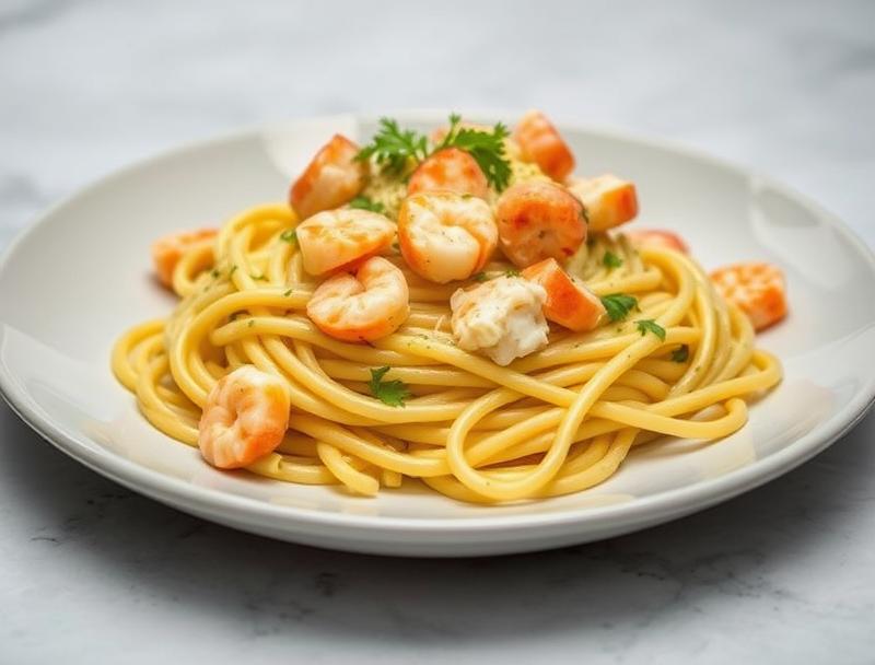 Rich Lobster Creamy Spicy Savory Pasta