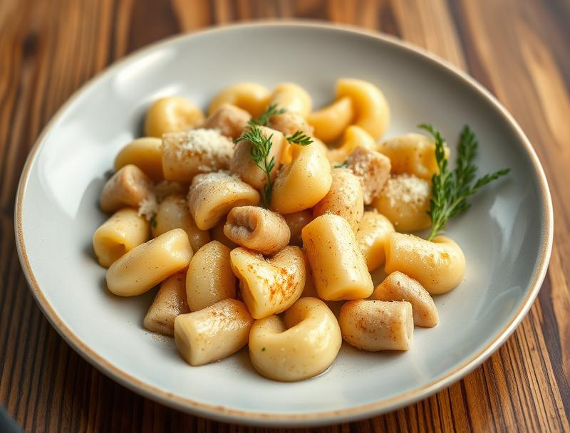Creamy Truffle Rich Savory Parmesan Gnocchi