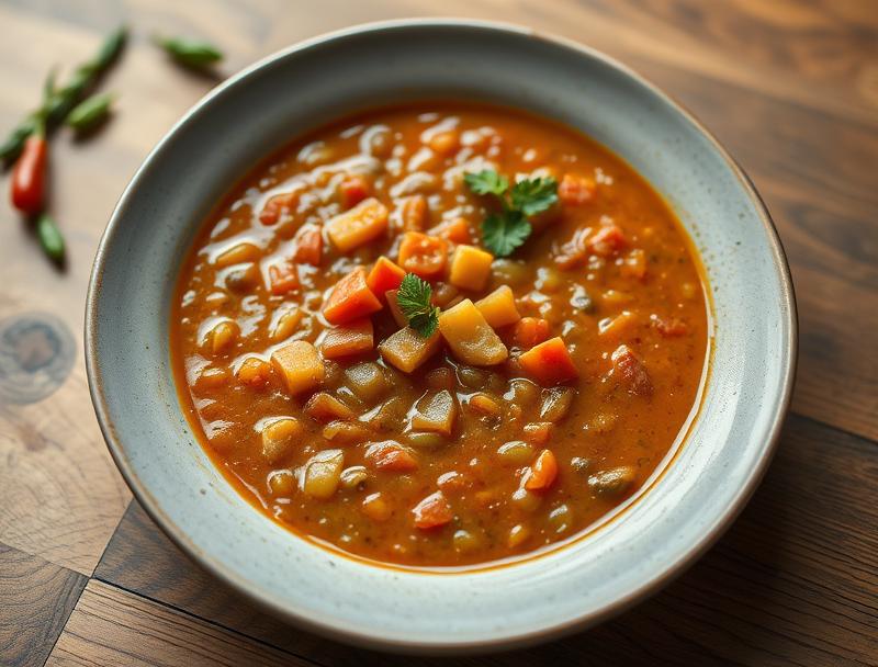 Hearty Lentil Quick Savory Healthy Soup