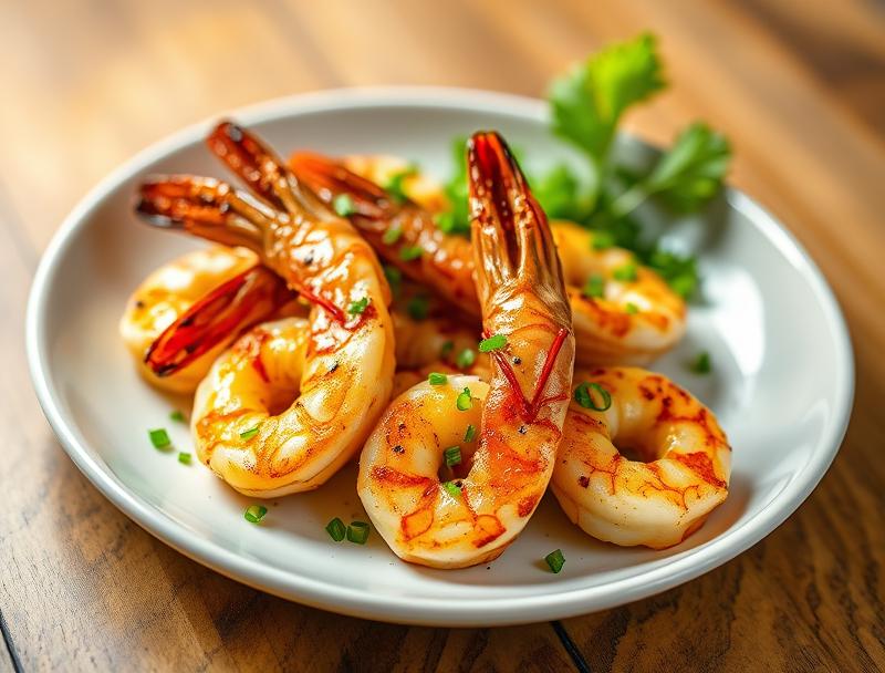 Savory Garlic Quick Spicy Shrimp Dish