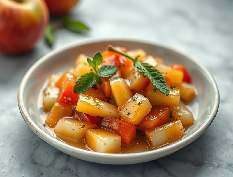 Sweet Mint Fresh Apple Spicy Sauce