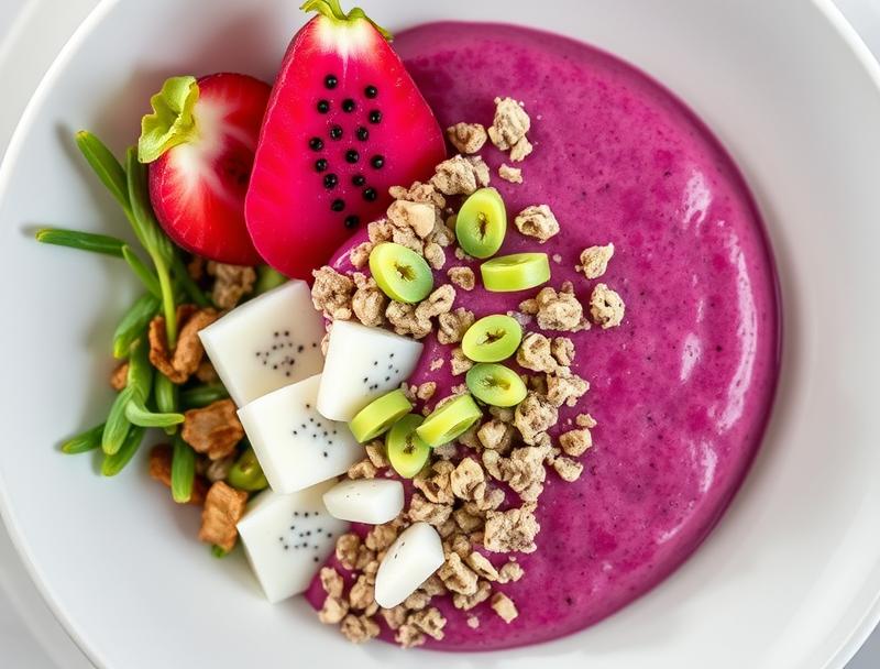Sweet Pitaya Quick Healthy Fresh Bowl