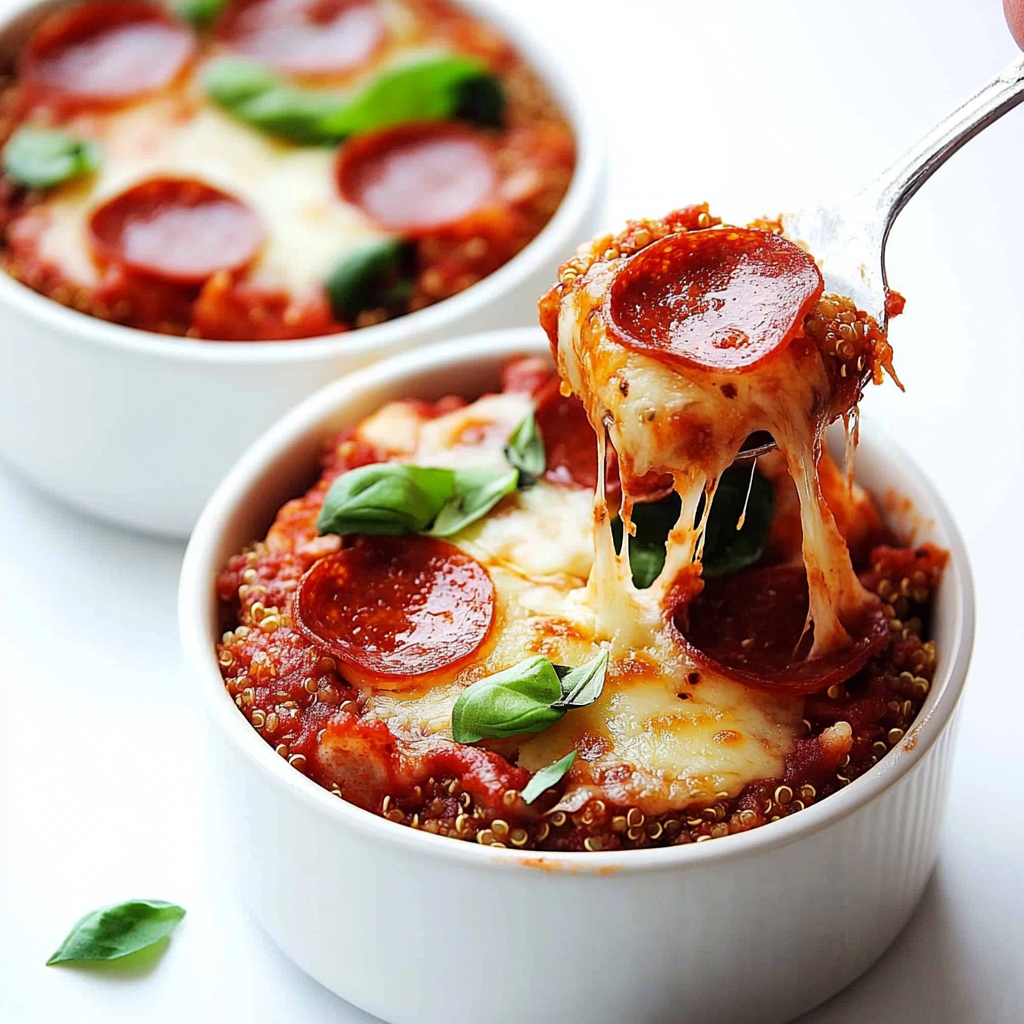 Easy Quinoa Pizza Bowls