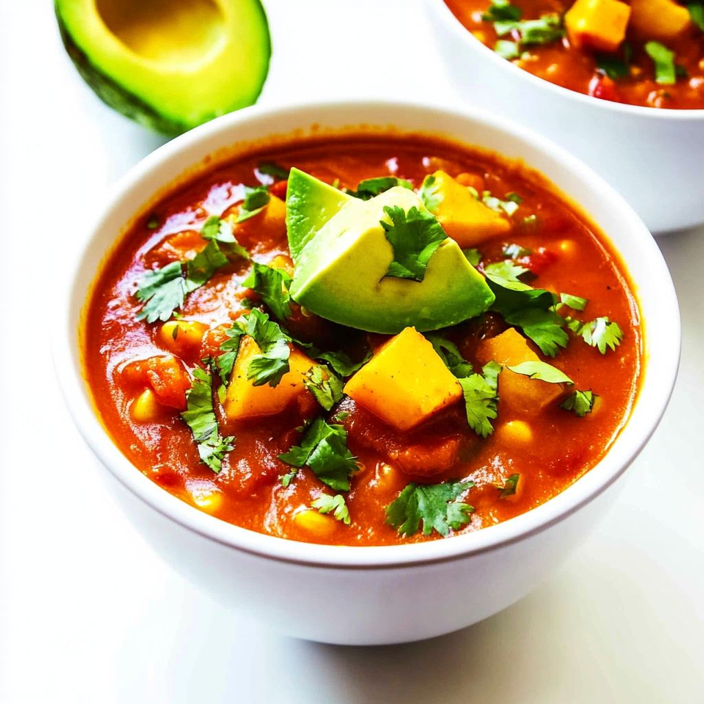 Sweet Potato Enchilada Soup